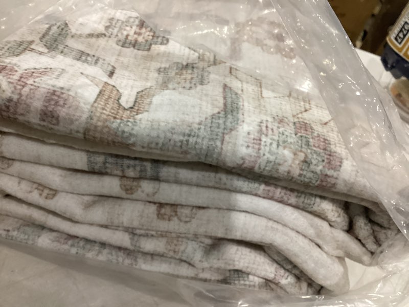 Condition photo showing Good Condition for dexi area rugs for living room, washable low pile vintage rug for bedroom, non slip large indoor carpet for dining office nursery, 6x9, beige cream 6' x 9' (rectangular) beige cream