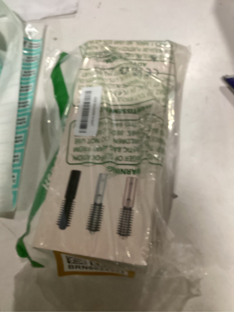 Condition photo showing New/Like New for Youbella Cordless Hair Curling Iron Brush, Portable Travel Hair Curler, Mini 1.5? Heated Round Brush, 3-in-1 USB Rechargeable Straightening Wand for Styling & Smoothing, 200 Million Ionic Care, Pink