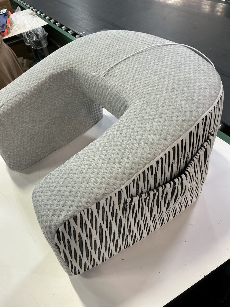 Condition photo showing Good Condition for cooloo8 reading pillow for bed, petite adults, teens arm rest pillow, reading lap pillow, memory foam lap desk pillow for reading, working, playing, crocheting in bed couch(ash grey)
