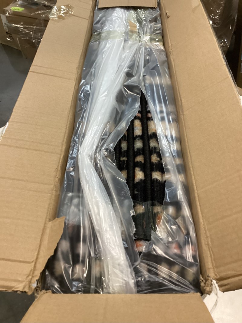 Condition photo showing Good Condition for RORA Bullnose Carpet Stair Treads Non-Slip Stair Treads for Wooden Steps,Washable Stair Carpet,Floral Stair Rugs,Runner Indoor Stair Mats for Pets Elder,14pcs,29.5 ''x9.5 ”x1.5 '',Black 14pcs Black 14