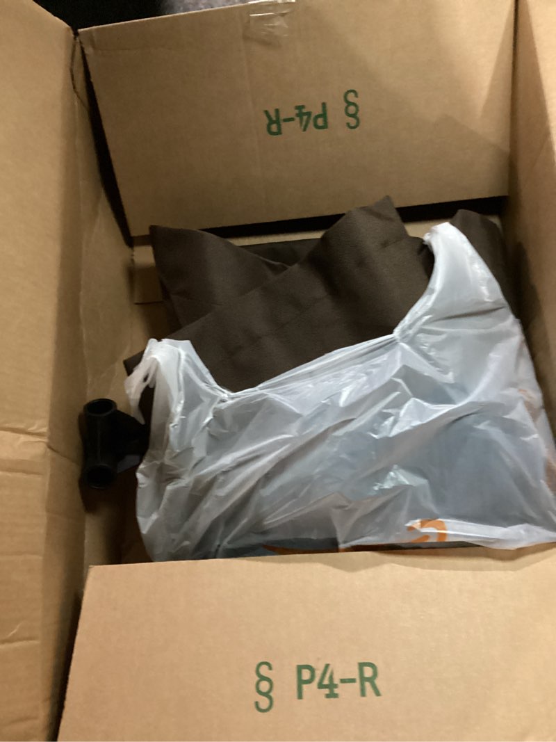 Condition photo showing As Is for K&H Pet Products Outdoor Elevated Dog Cot, Breathable Cooling Elevated Cot Hammock Pet Bed for Medium Dogs, Washable Mesh Cover, Raised Metal Frame, Collapsible, Portable - Medium 32 X 25 Chocolate Chocolate/Black Mesh Medium 32"L x 25"W