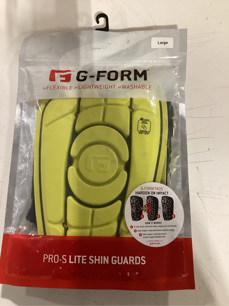 Condition photo showing Good Condition for g-form pro-s blade soccer shin guards - adult shin guards - shin guards for protection adult large 24k gold