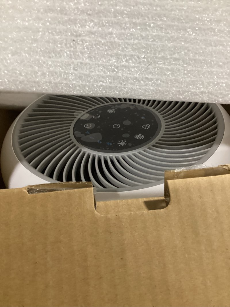 Condition photo showing New/Like New for levoit air purifier for home allergies pet hair in bedroom, covers up to 1073 ft² by 56w high torque motor, aham verifide, 3-in-1 filter with hepa sleep mode, remove dust smoke odor, core300-p, white