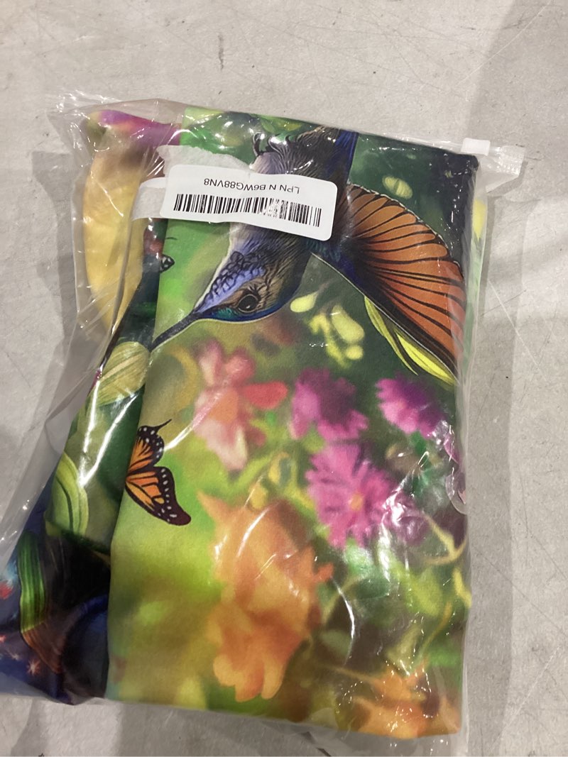 Condition photo showing New/Like New for spring hummingbird throw pillow covers set of 4 colorful bird with flowers decor pillowcase hummingbirds cushion case pillow decorative for couch sofa home office outdoors 16x16 inch flowers and hummingbirds 16" x 16" (pack of 4)