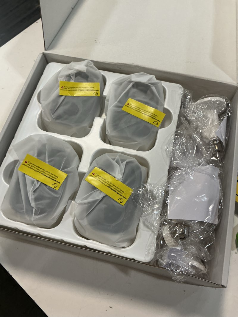 Condition photo showing Good Condition for elecctv upgraded 5g/2.4g wifi security cameras wireless outdoor,2k battery powered home indoor camera with ai motion detection, siren,color night vision, 2-way talk, ip65, works/alexa, cloud/sd 5g security cameras?4pack?