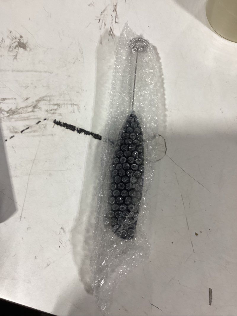 Condition photo showing Good Condition for Similar product Maestri House Rechargeable Milk Frother with Stepless Speed Control, LunaFro 2.0 Handheld Electric Foam Maker Waterproof Drink Mixer Foamer for Lattes, Cappuccino Gray