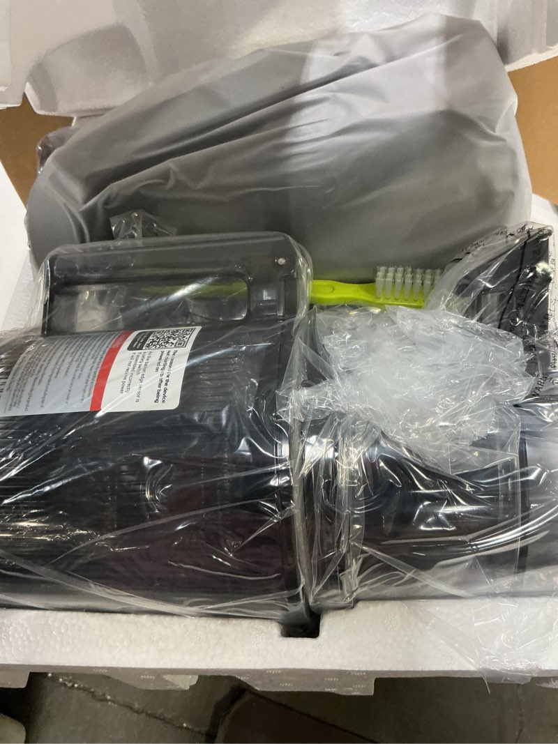 Condition photo showing New/Like New for Canoly C16 Cold Press Juicer, 6" Extra Wide Feed Chute, 3-IN-1 Strainers (Juice & Sorbet & Nut Milk), Powerful AC Brushless Motor, Self Precut System, Juicer Machines with BPA-Free (Space Gray)