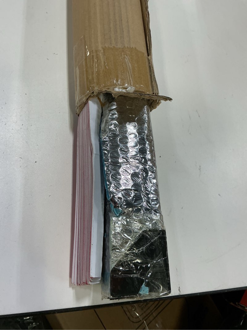 Condition photo showing Good Condition for 1x1x48 Inch 304 Stainless Steel Golden Wall Corner Guards (10-Pack) Heavy Duty Rounded Corner Protector, Smooth Folded Edge Design for Wall Protection Stainless Steel Slab 1x1x48 Inches Golden 10