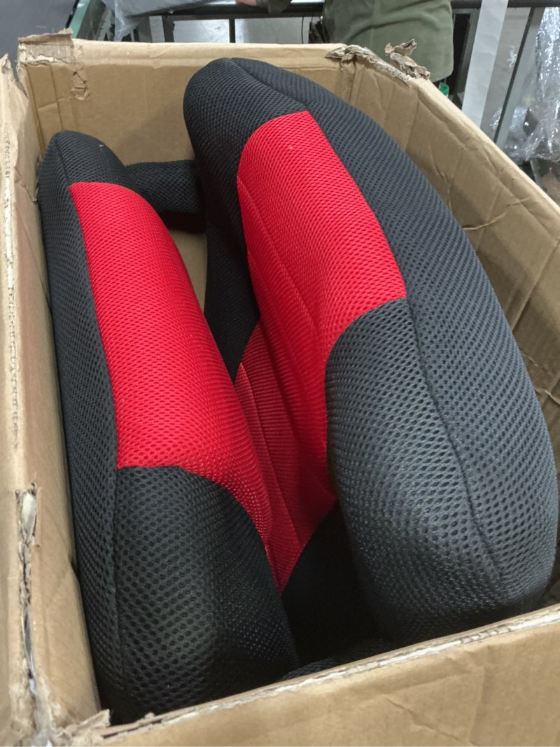 Condition photo showing Good Condition for Swivel Floor Gaming Chair w/Armrests,Folding Video Reclining Sofa w/6 Adjustable Position, Padded Backrest & Cushion, Lazy Lounger Couch for E-Sports, Reading, Relaxing, Watching TV, Red 1 Red