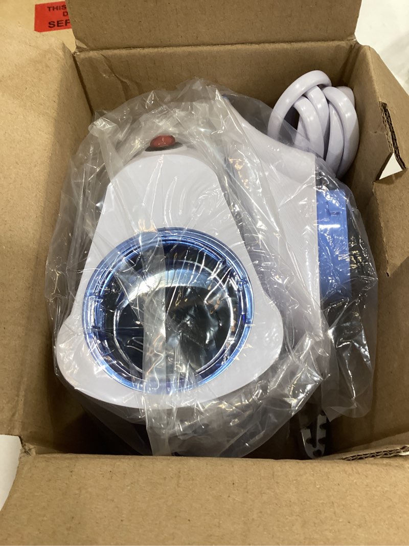 Condition photo showing Good Condition for HiLIFE Steamer for Clothes, Portable Handheld Clothing Steamer, 240ml Big Capacity, 700W, Strong Power, Fabric Quick Wrinkle Remover with Brush for Home, Office, Travel (ONLY 120V) -Blue 1-Blue