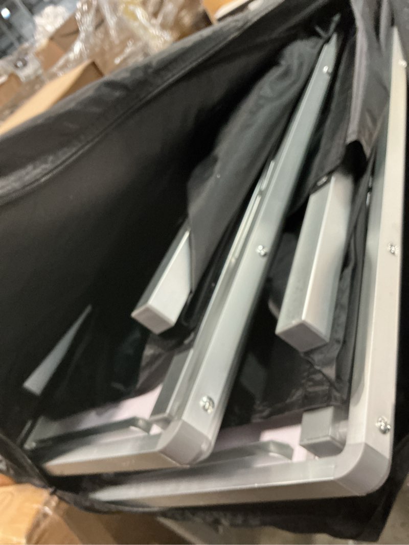 Condition photo showing As Is for GoSports Solid Wood Premium Cornhole Sets - Choose 4 x 2 ft or 3 x 2 ft - Game Boards Include Set of 8 Cornhole Toss Bags