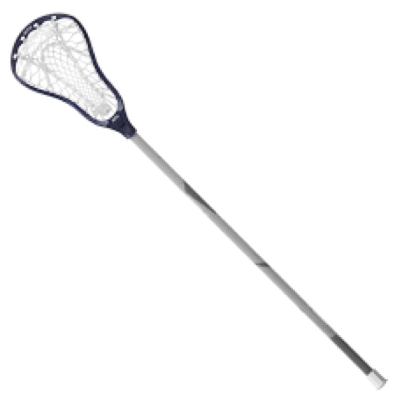 STX Lacrosse Fortress 300 Girls Complete Stick with Crux Mesh 2 Pocket, Navy