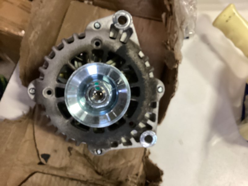 Condition photo showing As Is for holley 197-300 alternator with 105 amp capability