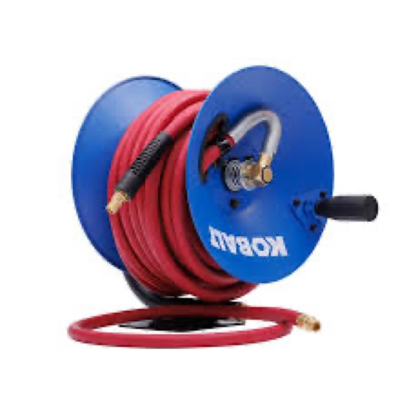 Kobalt 50in Manual Reel With Air Hose