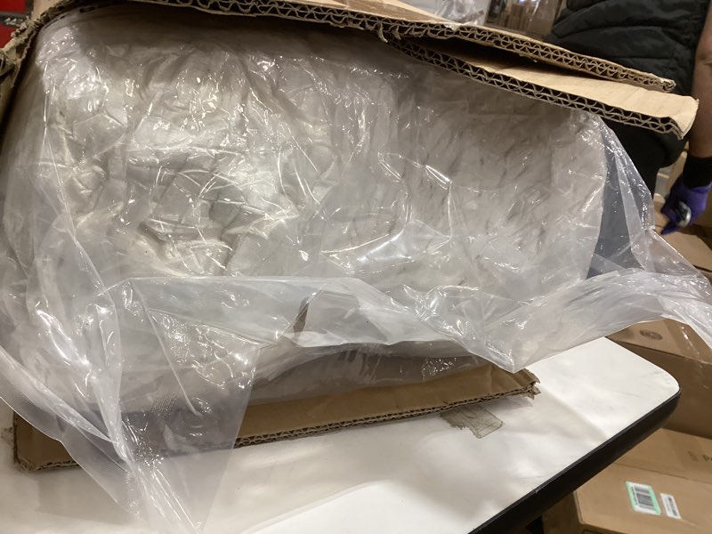 Condition photo showing New/Like New for HIGOGOGO Papasan Chair Cushion with Corduroy Cover (Without Chair), 48 x 48 Inch Supportive Cushion, Overstuffed Chair Cushion,Beige