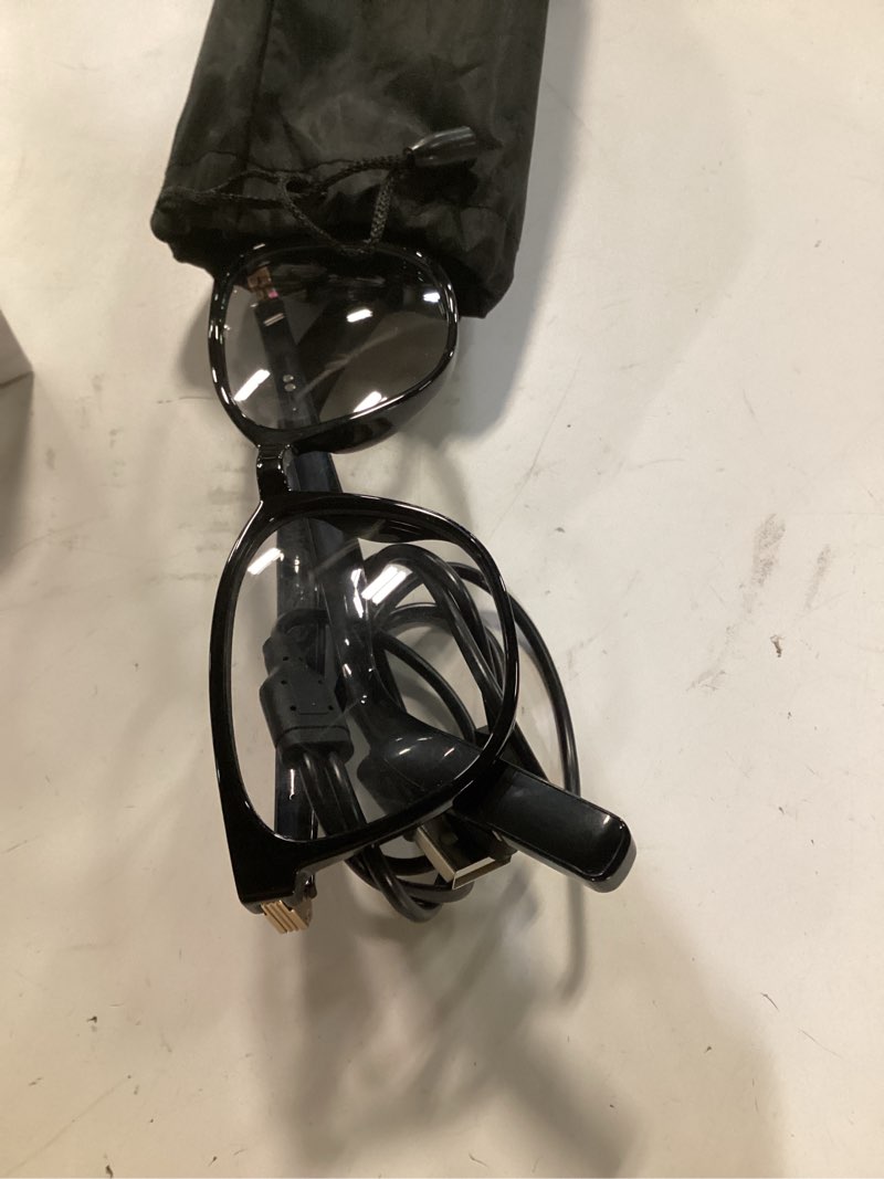 Condition photo showing Good Condition for AI Smart Glasses for Men & Women – Powered by ChatGPT, Real-Time Translation, Bluetooth Glasses with Photochromic Lens, Music & Hands-Free Calling, UV & Blue Light Protection, Thin Temples Black