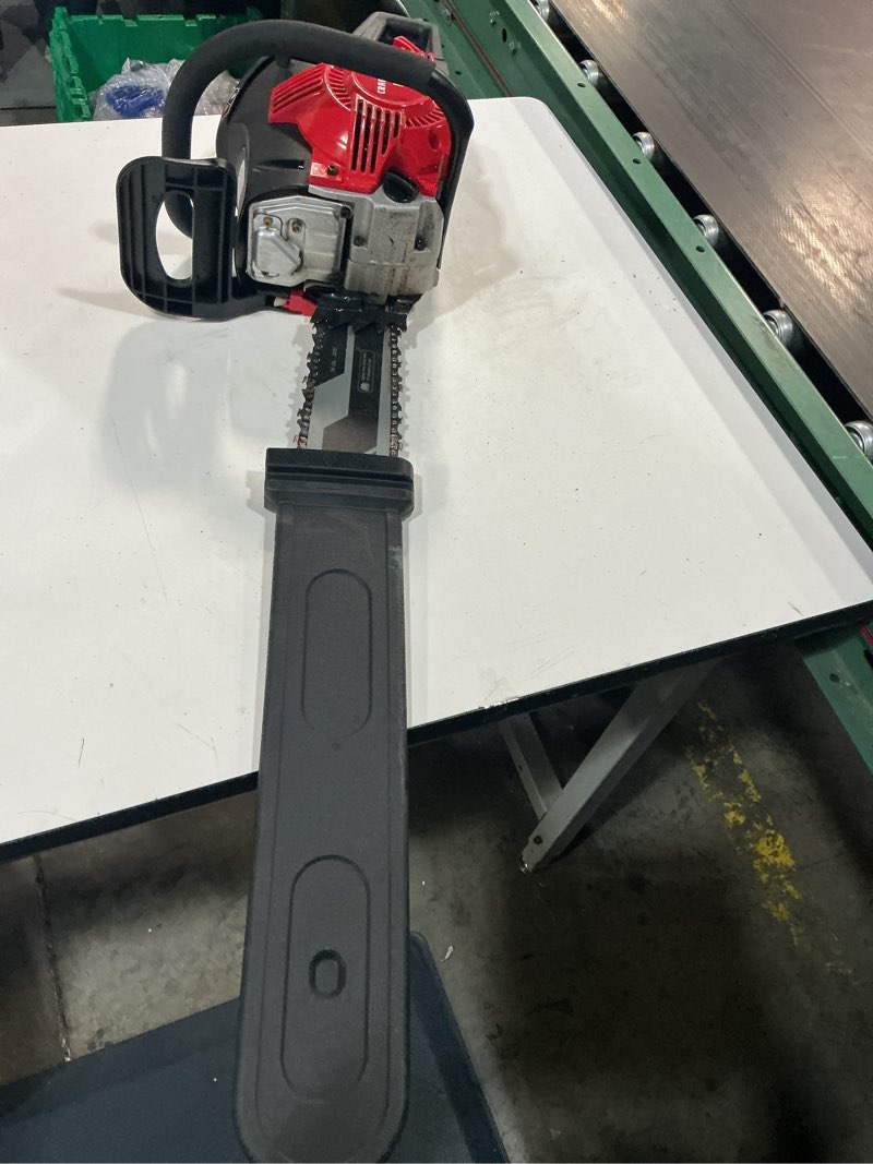 Condition photo showing As Is for craftsman s205 46-cc 2-cycle 20-in gas chainsaw