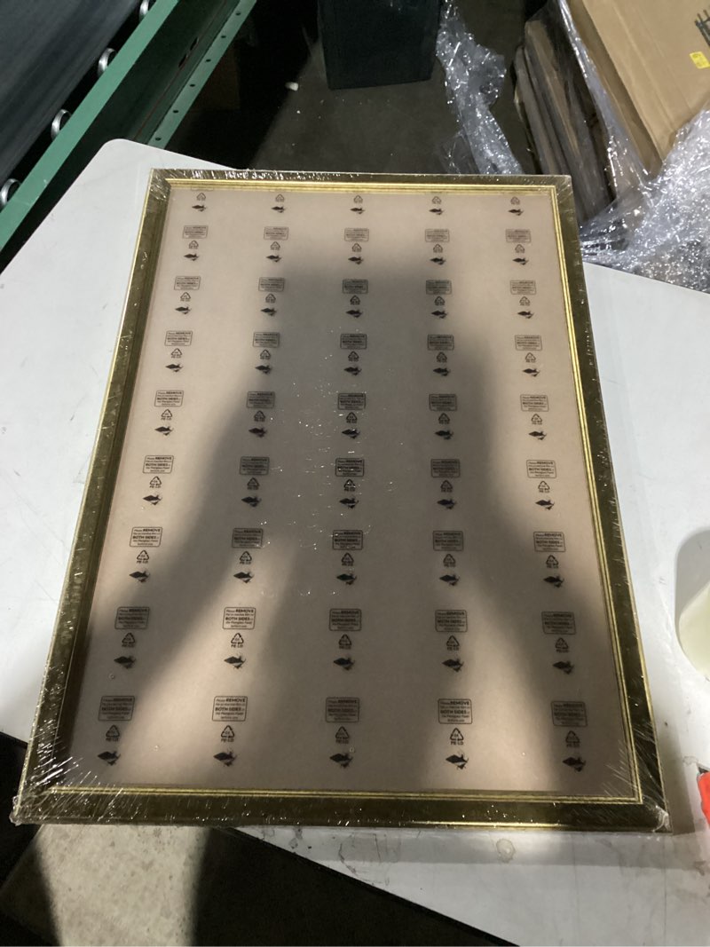 Empty gold frame  24x36 inches