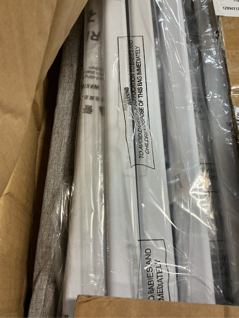 Condition photo showing Good Condition for 3-piece king size bed rail for toddlers - adjustable baby bed rail guard, kids safety bed rail for king size bed (78.7"x78.7"x74.8"-grey) grey 3-piece king size (78.7" x 78.7" x 74.8")