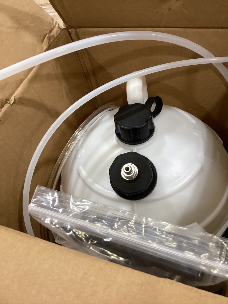 Condition photo showing Good Condition for 6l vacuum oil extractor pump - portable fluid extractor oil change pump with 59" main hose, three 41" extension tubes & brake bleeding hose for automotive, marine boat oil/brake fluid change
