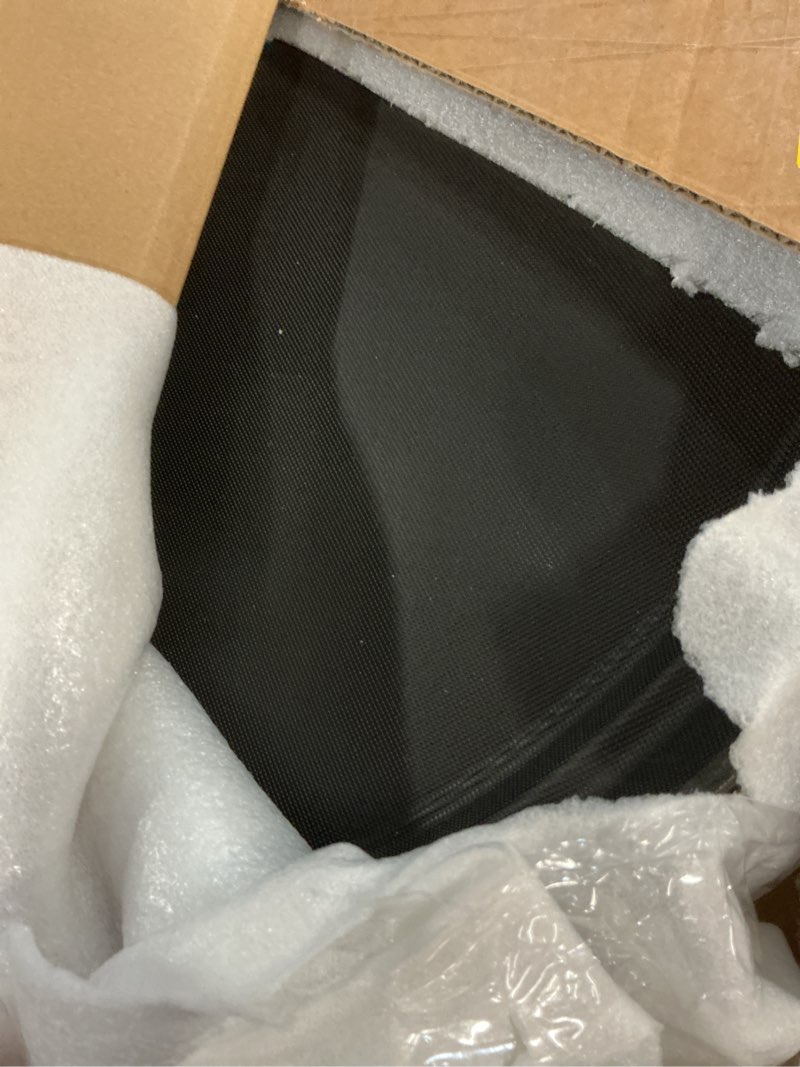 Condition photo showing As Is for filltouch 4 pcs restaurant serving trays pp plastic non slip rubber lined large oval tray for kitche