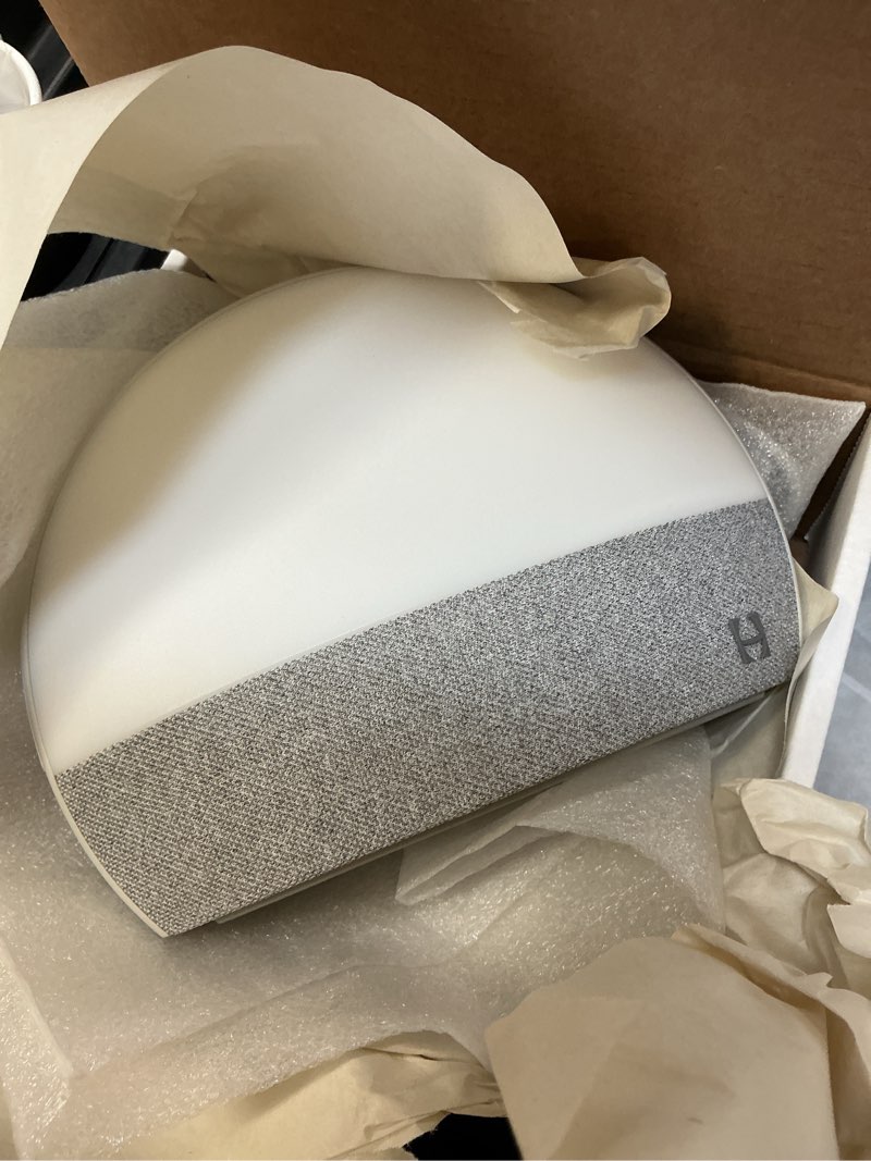 Condition photo showing New/Like New for (app needd to work)hatch restore - sound machine, smart light, personal sleep routine, night reading light, relaxation content, and alarm clock for a gentle wake-up