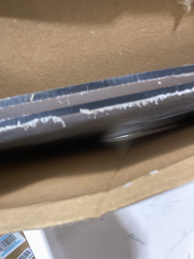 Condition photo showing As Is for art3d 2pcs 1/8" round clear acrylic sheets, 20 inch diameter transparent circle blanks, round plexiglass disc, circle pet panel for diy, cake, crafts, table top 20" diameter clear 2