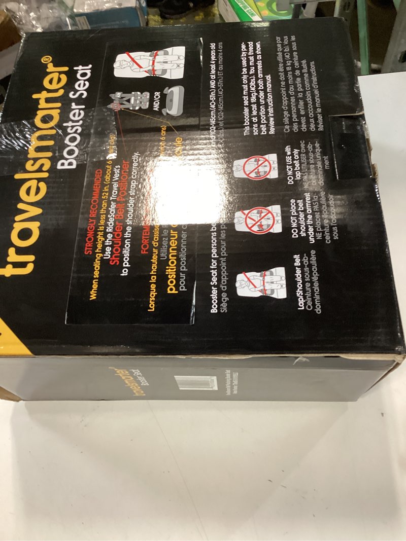 Condition photo showing New/Like New for travelsmarter belt positioning booster seat/small black vest
