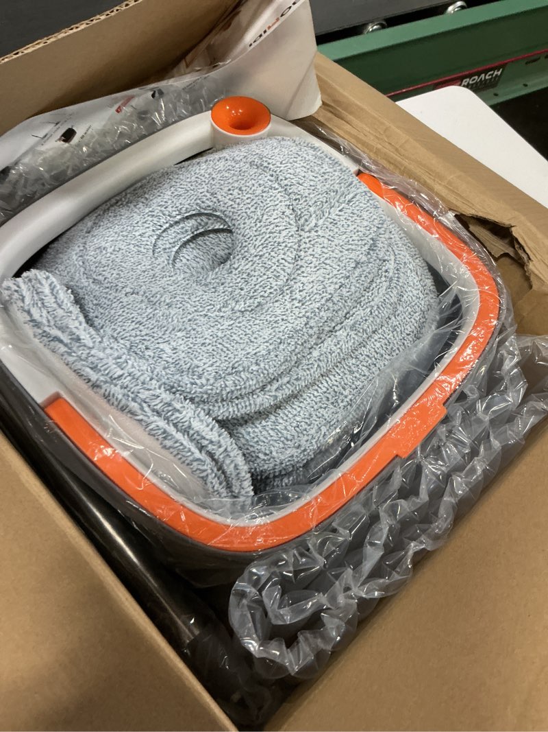 Condition photo showing Good Condition for Mop and Bucket Set, Spin Mop with Separate Dirty Water System, Deep-Cleaning Mops for Floors, Versatile Mops for Walls 8 Pad