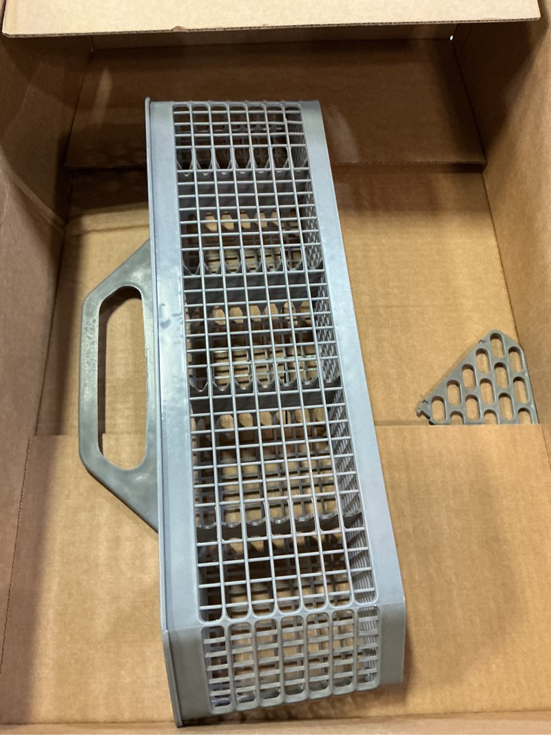 Condition photo showing Good Condition for universal dishwasher cutlery basket replacement wd28x10128 dishwasher utensil silverware basket, compatible with part no. ah959351, ea959351, ps959351, wd28x10127, wd28x10132