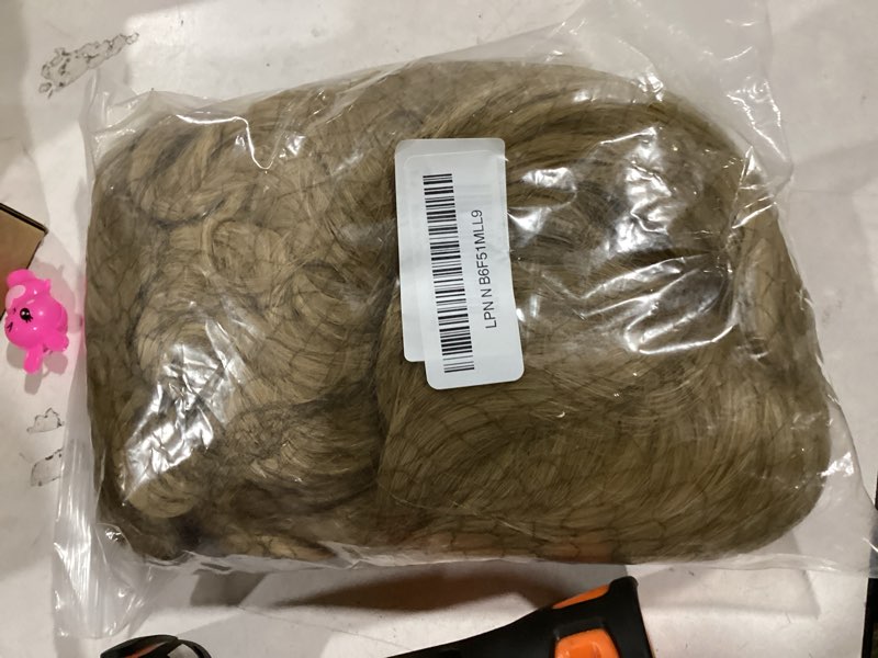 Condition photo showing Good Condition for rugelyss vintage short blonde beehive wig with bangs curly wavy heat resistant synthetic hair wigs for women fits 70s 80s costume or halloween and party