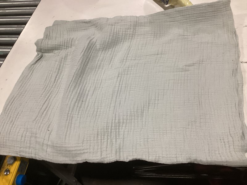 Condition photo showing Good Condition for organic cotton gauze sham set, standard, mist