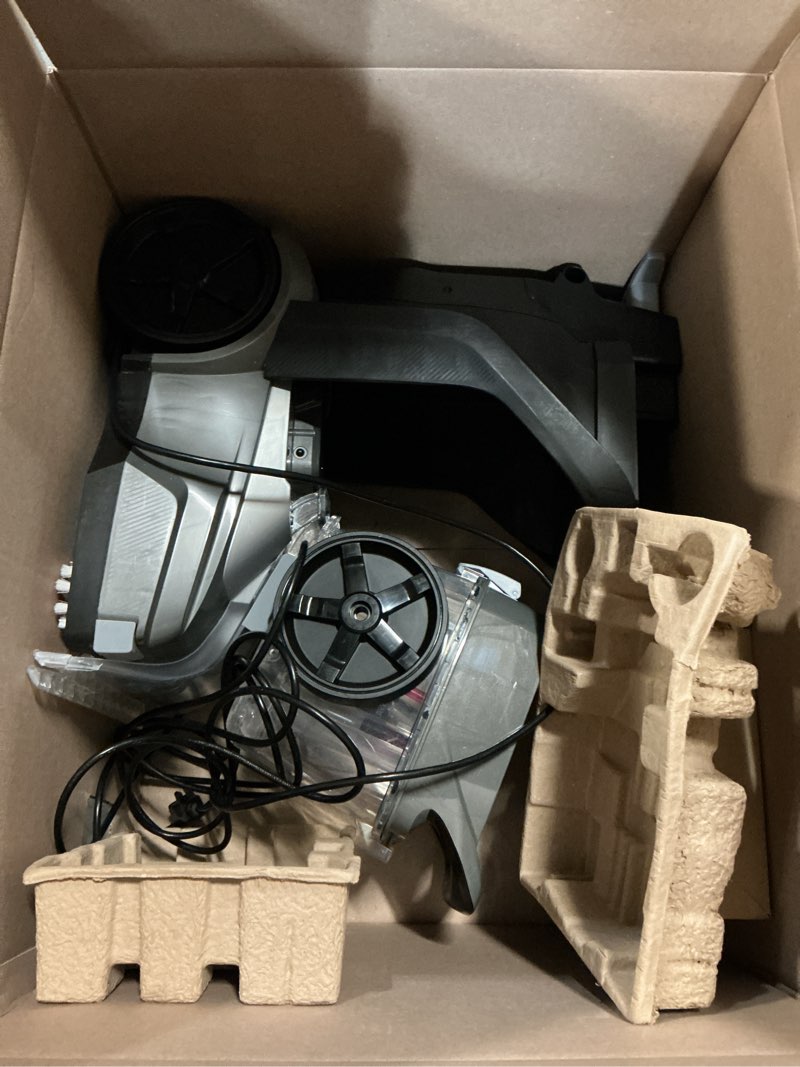 Condition photo showing As Is for hoover powerscrub xl pet carpet cleaner machine, upright shampooer, fh68050, black
