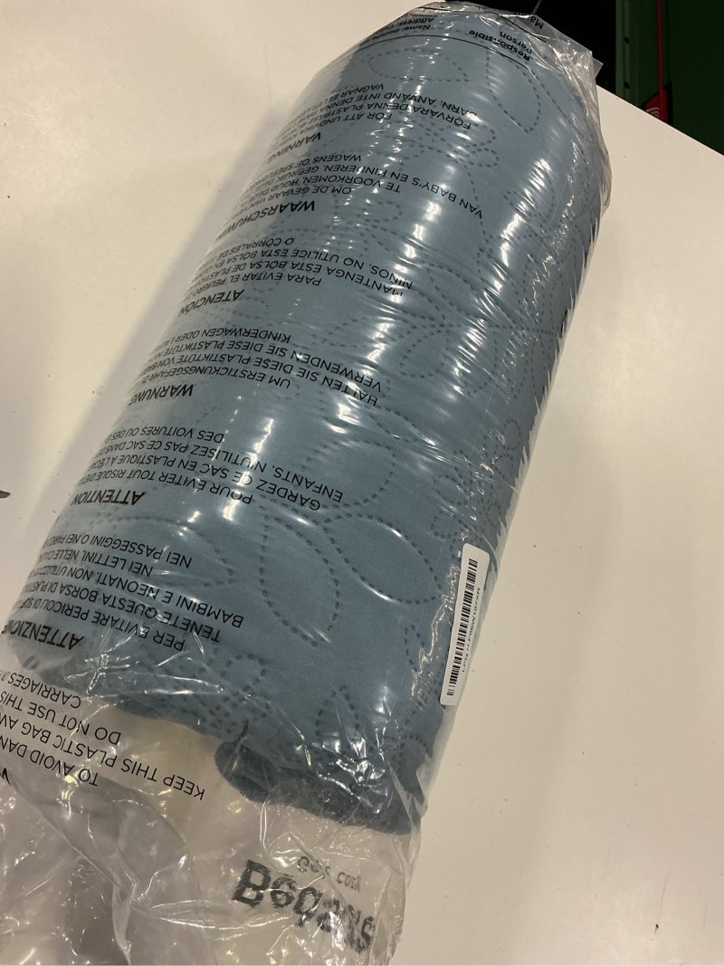 Condition photo showing New/Like New for bedsure quilt king size - ultra soft pre-washed cloud-like bedding, all-season lightweight comforter for country bedroom, leaf design coverlet in mineral blue, 106 x 96 inches 04 - mineral blue - leaf king (106" x 96")