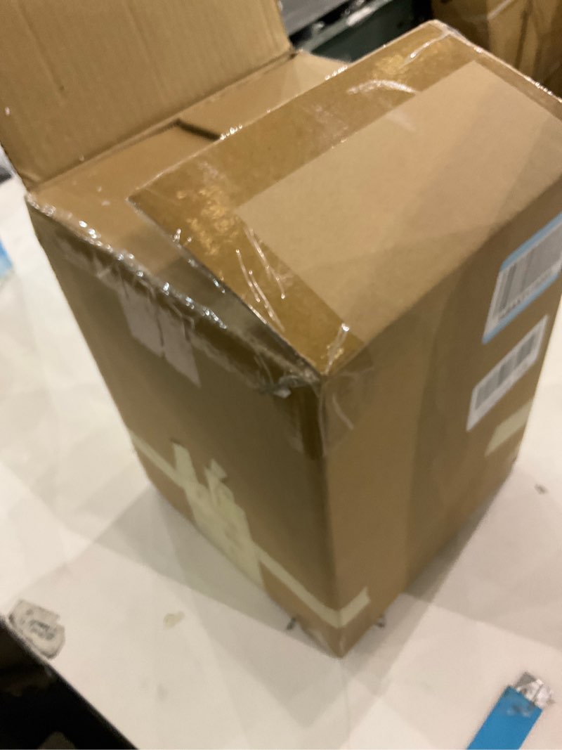 Condition photo showing As Is for Christmas Snow Globes Swirling Glitter Village Snow Globe Lantern Lighted Musical Water Lantern with 8 Songs for Christmas Decoration Gifts Christmas Village Multicolor