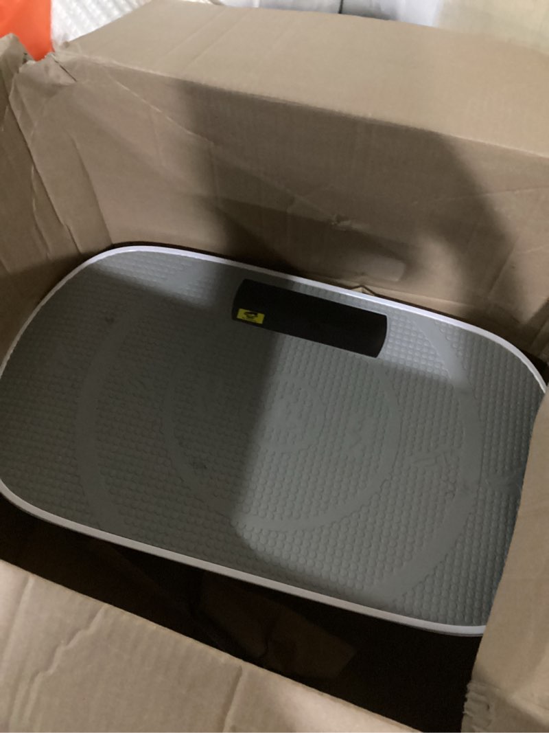 Condition photo showing Good Condition for merach vibration plate exercise machine, whole body workout equipment for women, bluetooth and silicone pedal, vibration plate with auto mode, vibrate fitness platform for home pro grey