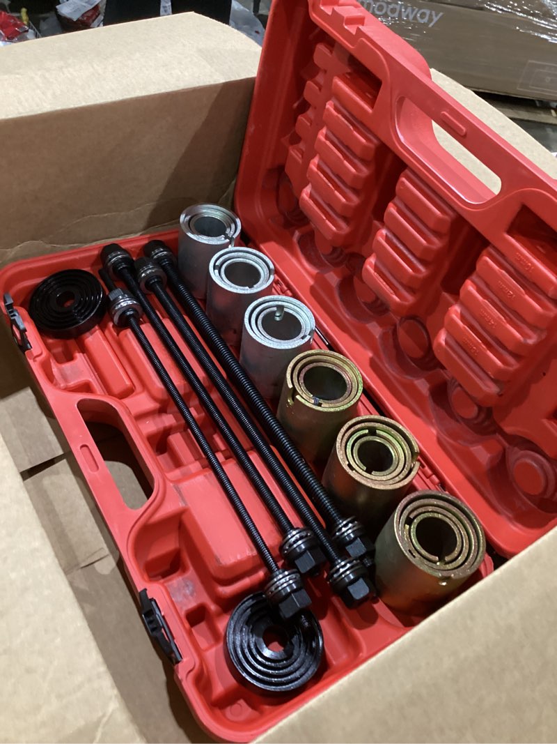 Condition photo showing Good Condition for dayuan yt-1097 universal press and pull sleeve remove install bushes bearings garage tool kit,black