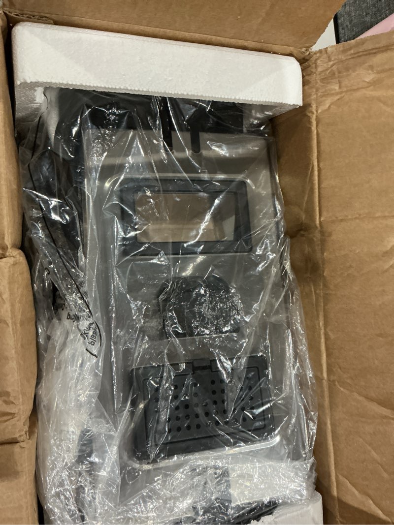 Condition photo showing New/Like New for immersion deep fryer with basket, 1600w, 3l small deep fryer with timer control, fryer pot for home use, temperature control, lid with viewing window, stainless steel electric fryer