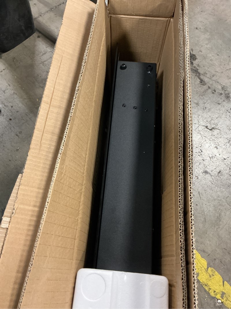 Condition photo showing As Is for 36" Electric Fireplace, Wall Mounted and Recessed Fireplace Heater, 750/1500W Freestanding Electric Fireplaces, Adjustable Flame Color, Touch Screen, Timer, Low Noise