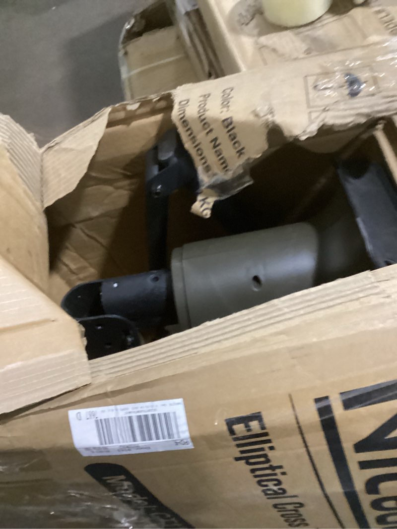 Condition photo showing As Is for Niceday Elliptical Machine, Elliptical Exercise Machine for Home with Hyper-Quiet Magnetic Driving System, Elliptical Trainer with 15.5IN-18IN Stride, 16 Resistance Levels, 400LBS Loading Capacity