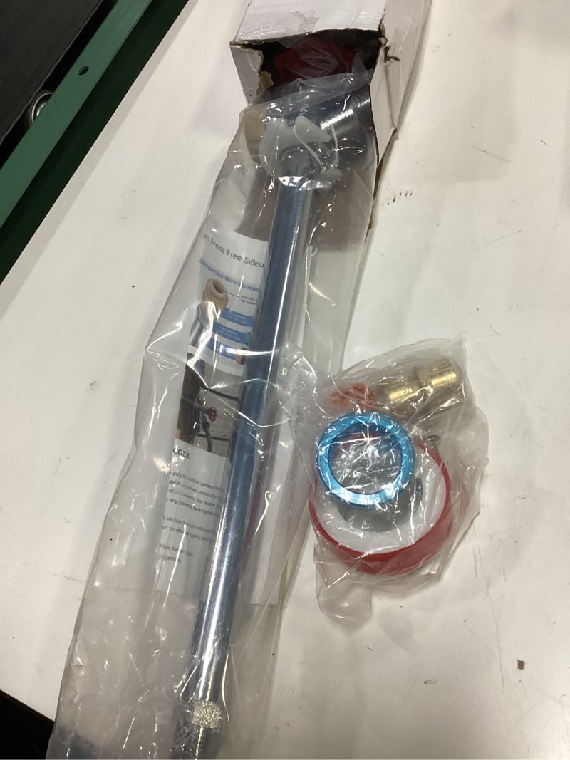 Condition photo showing Good Condition for boltigen 12inch anti-siphon frost free sillcock, no lead brass frost proof outdoor faucet bib with backflow preventer, 1/2" push-to-fit connector x 3/4 inch hose bibb frost free spigot 12 inch length