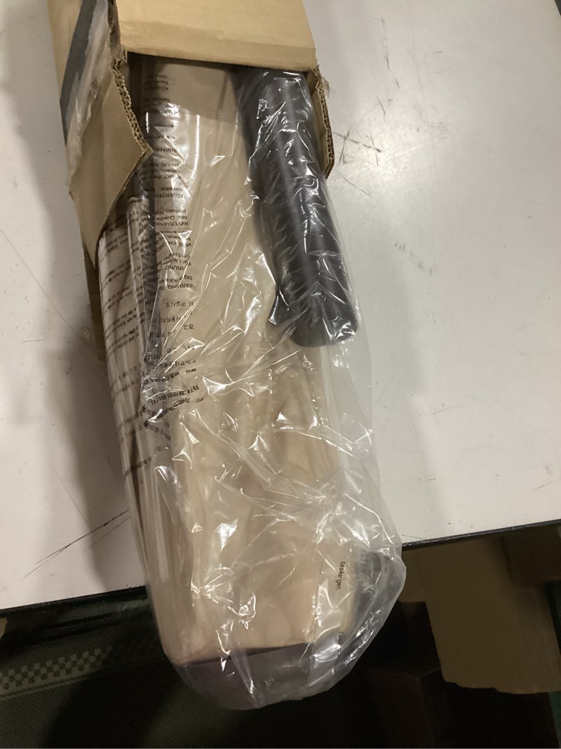 Condition photo showing New/Like New for jearey 9ft half umbrella outdoor patio umbrella market umbrellas with crank, 1/2 round wall umbrella 5 sturdy ribs uv protection for pool garden balcony deck, beige 9' half beige