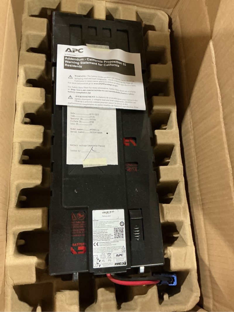 Condition photo showing New/Like New for apc by schneider electric basic rbc116 ups replacement battery cartridge #116