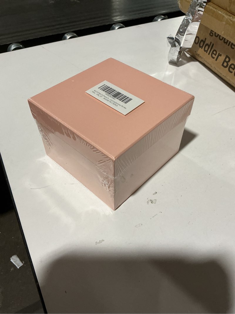 Condition photo showing New/Like New for Oairse Gift Boxes for Presents Pink Gift Boxes with Lids Nested Boxes with Lids 4 Packs Small Gift Boxes Set for ridesmaid, Proposal, Wedding, Birthday, Baby Showers