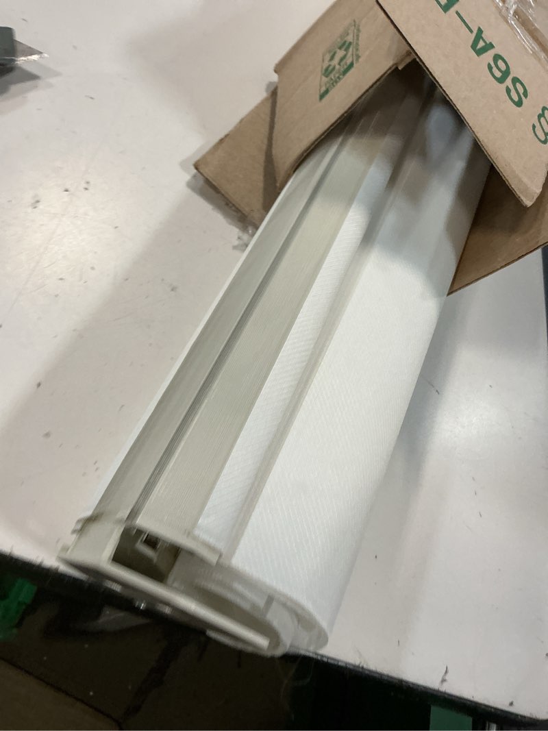 Condition photo showing Good Condition for lazblinds upgraded top down bottom up (tdbu) honeycomb blinds, no drill no tools easy install cordless cellular shades for windows 21" w x 64" h, white - blackout