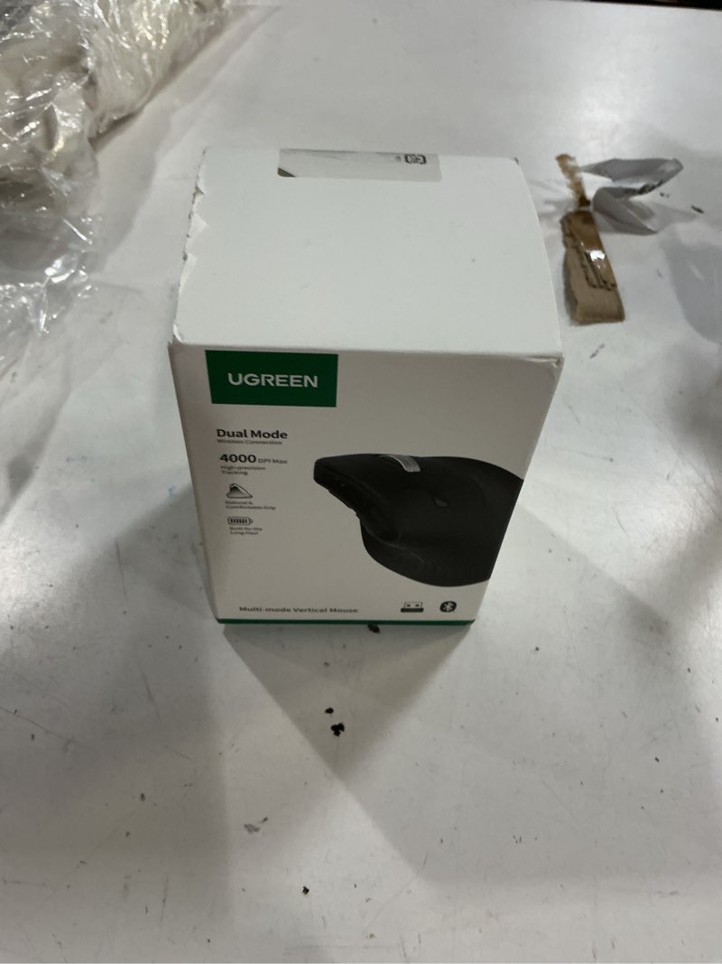 Condition photo showing New/Like New for UGREEN 2.4G Mouse Wireless Vertical Ergonomic Mouse, Adjustable DPI Office Cordless 6 Buttons, Computer Mouse with 1000/1600/2000/4000 DPI for Windows/Mac OS etc