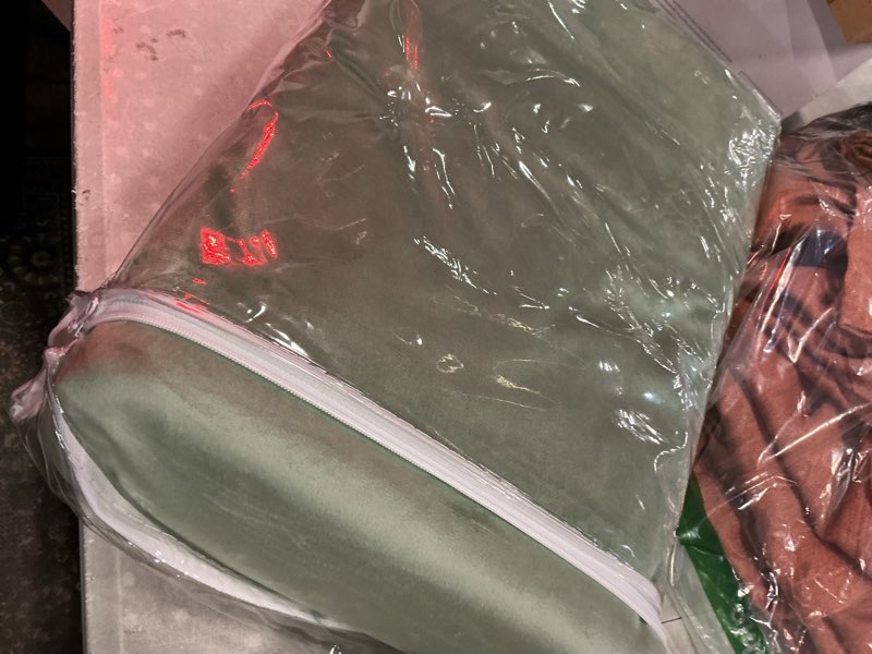Condition photo showing Good Condition for miulee sage green polyester curtains 96 inches 2 panels - pinch pleated luxury room darkening window drapes for bedroom living room blackout thermal insulated super soft, back tab rod pocket w52 x l96 sage green 52"w x 96"l (pack of 2)