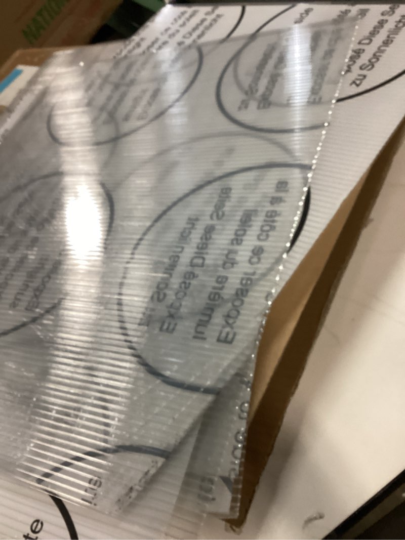 Condition photo showing As Is for Hanover 70-In. Triple Garden Bed Cold Frame Mini-Greenhouse Plant Protector - Lightweight And Portable