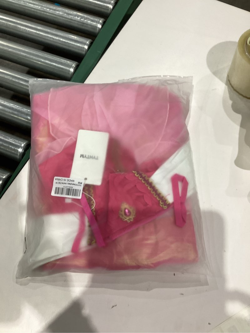 Condition photo showing New/Like New for TYHTYM Princess Cosplay Costume Girls Dress Up Fancy Gown Toddler Holiday Birthday Party Red 7-8Y