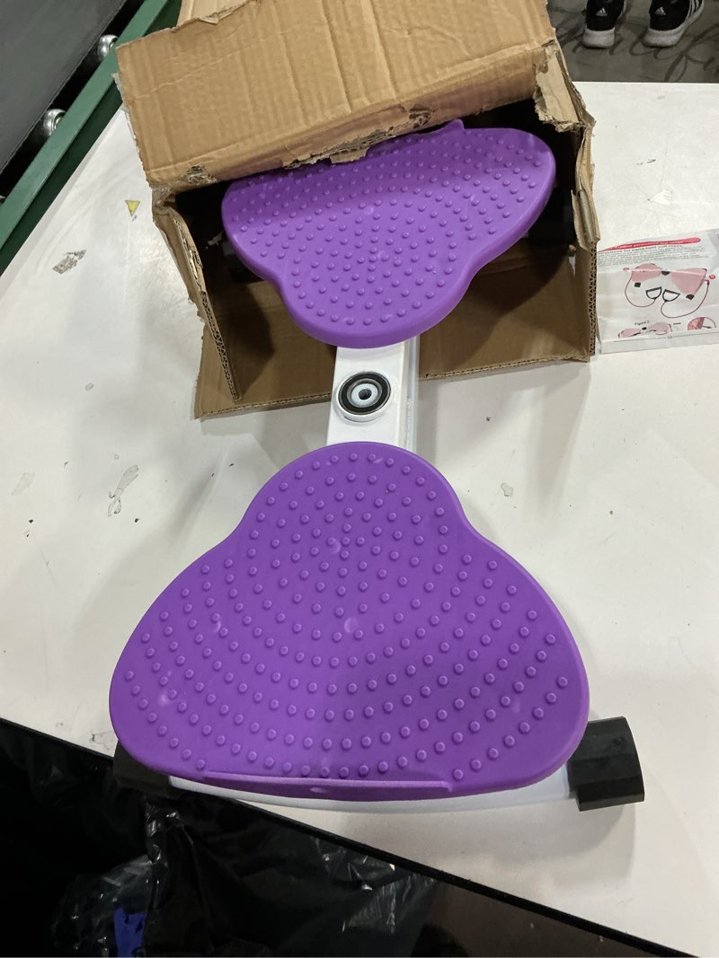 Condition photo showing Good Condition for Waist Twisting Machine Exercise, Ab Twisting Board for Exercise, Adjustable Waist Twisting Board Exercise Machine with 300 lbs Weight Capacity Purple